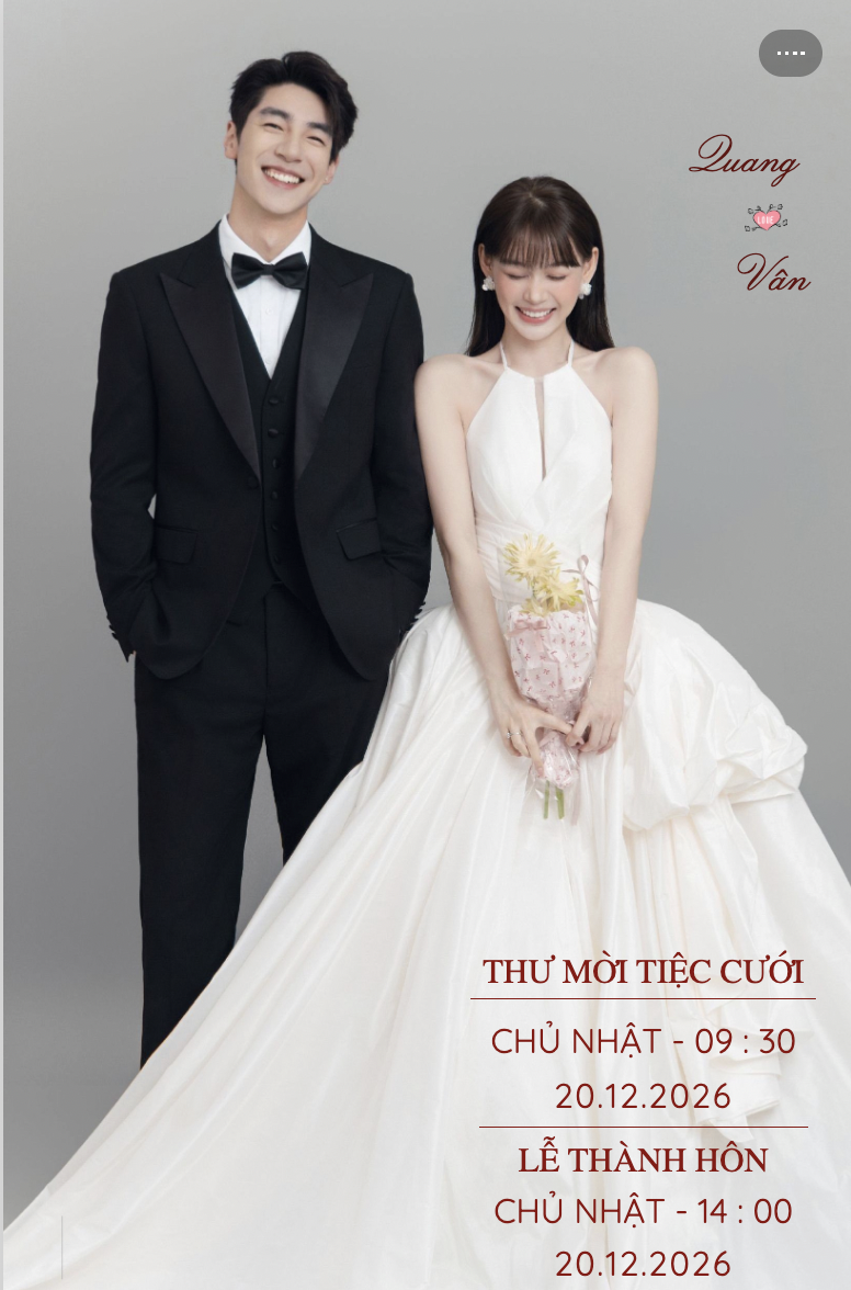 Mẫu thiệp cưới online Thiệp cưới 05