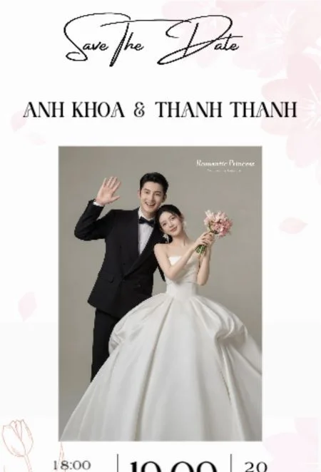 Mẫu thiệp cưới online Thiệp cưới 34