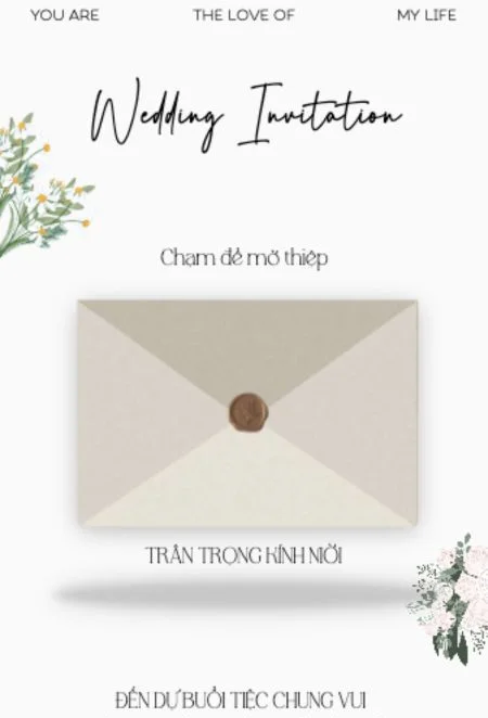 Mẫu thiệp cưới online Thiệp cưới 02